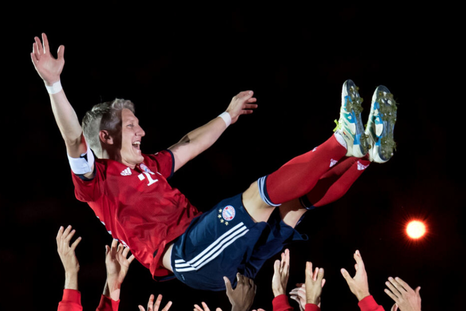 Bastian Schweinsteiger nach seinem Abschiedsspiel.
