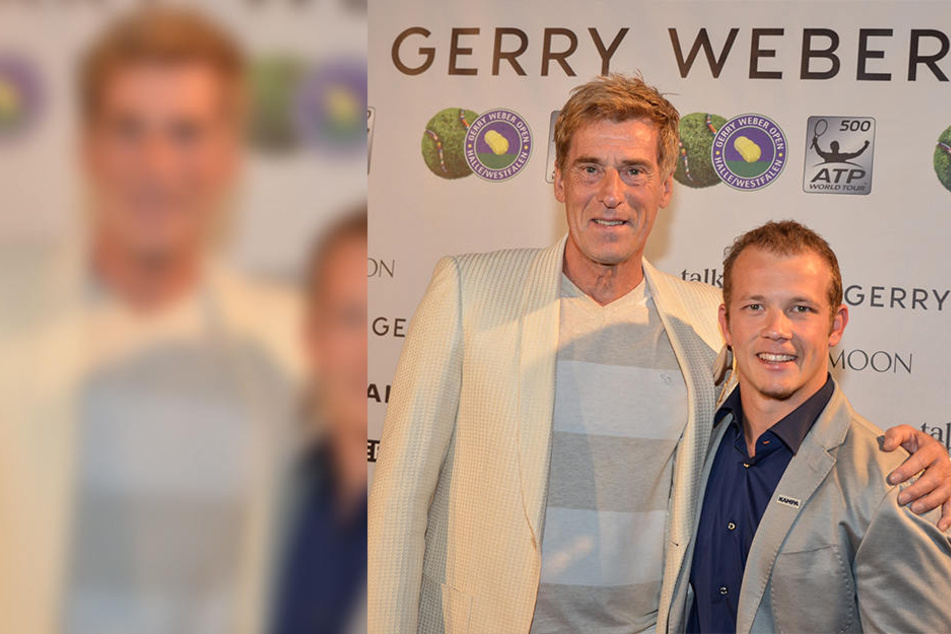 Zu Gast bei der Gerry Weber Open Fashion Night waren auch Ex-Nationaltorhüter Uli Stein (links) und Turn-Olympiasieger Fabian Hambüchen.