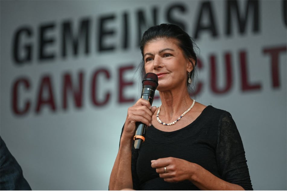 BSW-Gründerin Sahra Wagenknecht (57) beim "Festival der Meinungsfreiheit – Gemeinsam gegen Cancel Culture!".