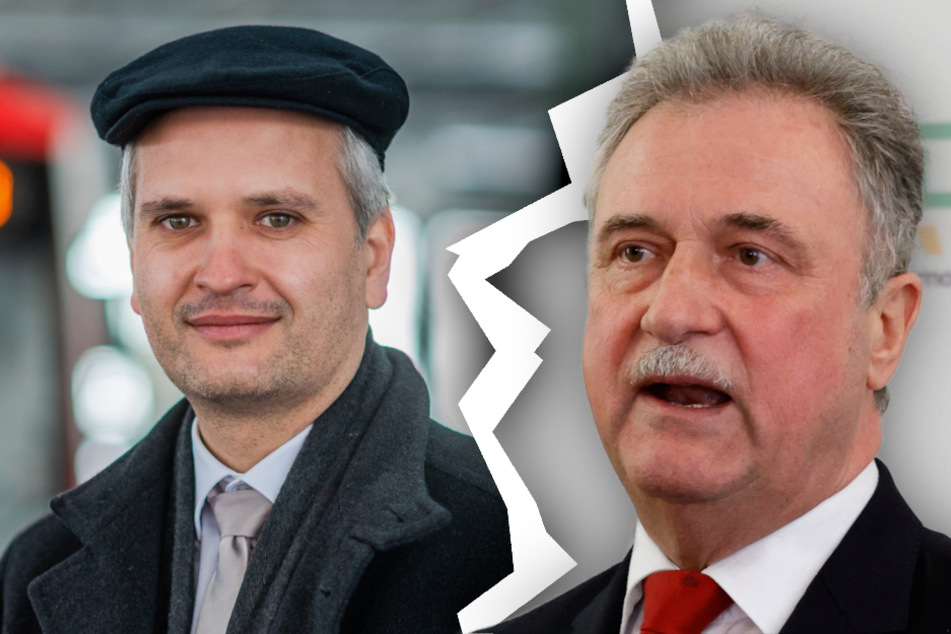 City-Bahn-Chef Friedbert Straube (44) und GDL-Vorsitzender Claus Weselsky kommen einfach nicht auf einen Nenner.