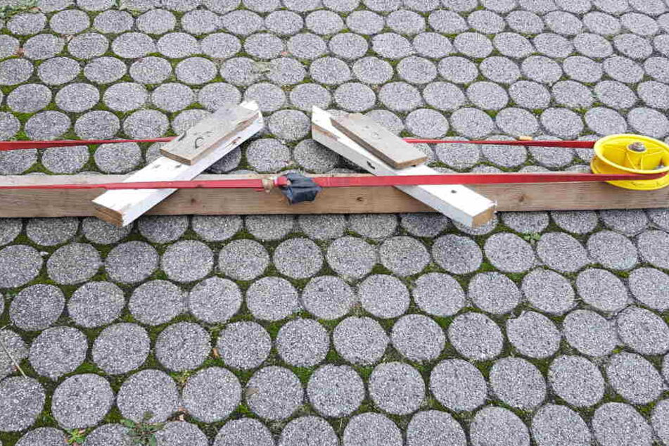 Eie selbstgebaute Zwille.
