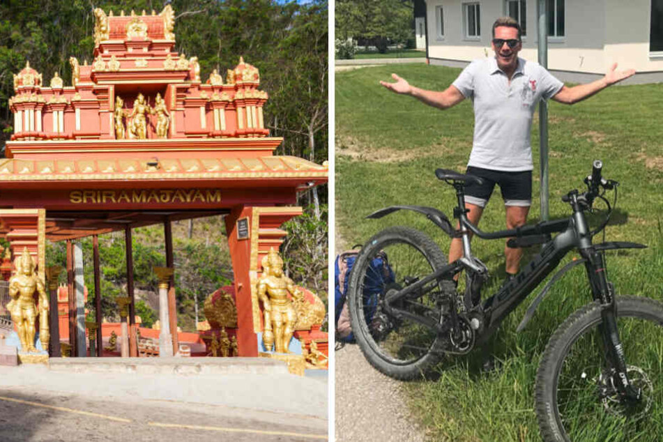 Ist Jürgen Milski wirklich nach Indien geradelt? Nein, er hat es nur bis nach Schwarzindien in Oberösterreich geschafft.