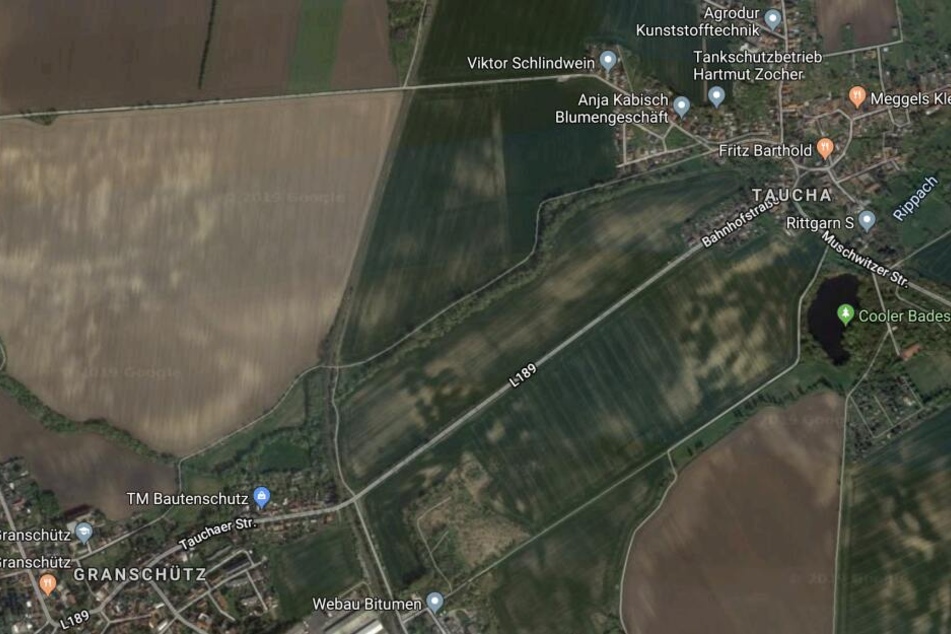 Zwischen den Hohenmölser Stadtteilen Granschütz und Taucha war der 34-Jährige unterwegs.