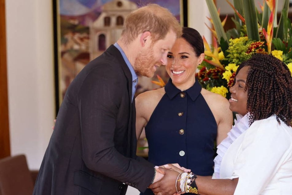 Prince Harry and Meghan Markle land in Colombia for anti-discrimination visit