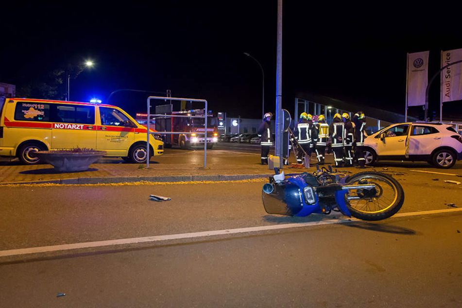 Bei dem Crash gab es zwei Verletzte.