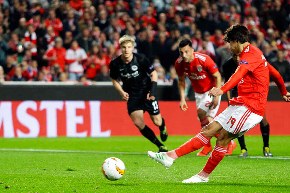Das 1:0 für Benfica Lissabon gegen Eintracht Frankfurt war auch das erste Tor in der Europa League für Joao Felix.