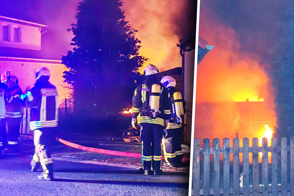 54-Jähriger zündet Böller, kurz darauf steht sein Wohnwagen in Brand