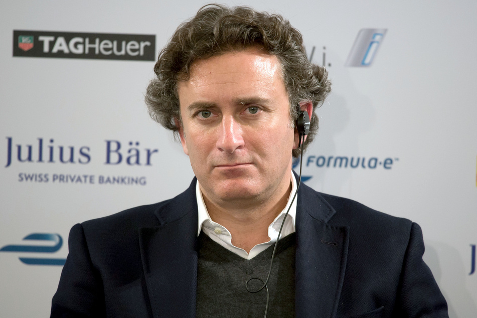 Alejandro Agag, Chef der Rennserie Formel E, gibt im Flughafen Tempelhof in Berlin eine Pressekonferenz. (Archivbild)
