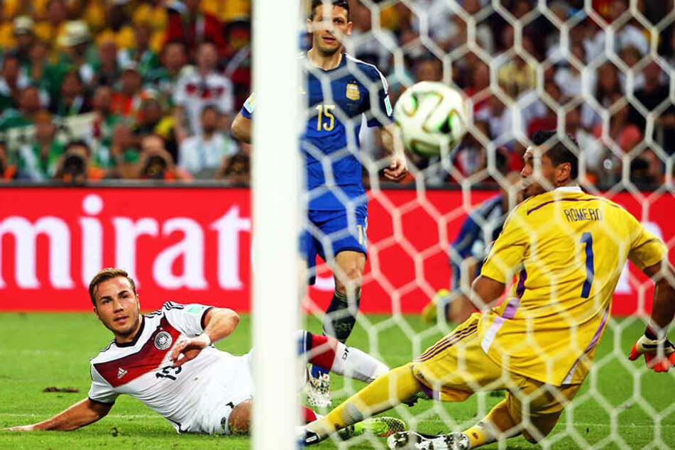 12. Juli 2014 - Mario Götze schießt das goldene Tor und macht Deutschland zum Weltmeister.
