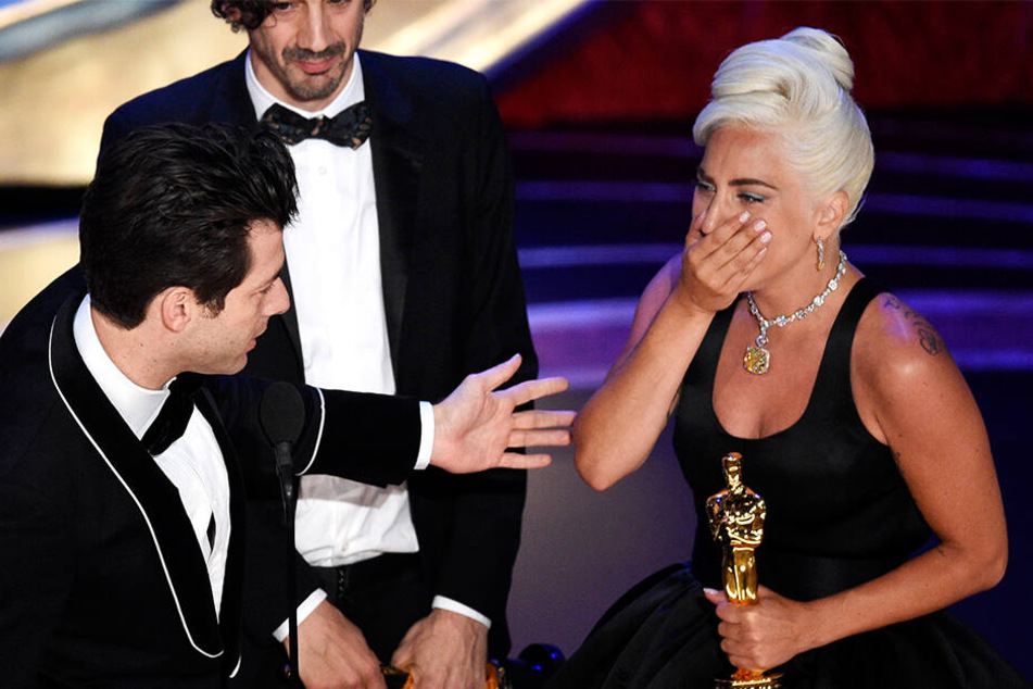 Lady Gaga konnte ihr Oscar-Glück kaum fassen.