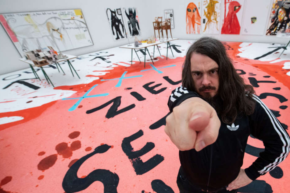 Mehrere Verfahren gegen Jonathan Meese gingen straffrei aus.