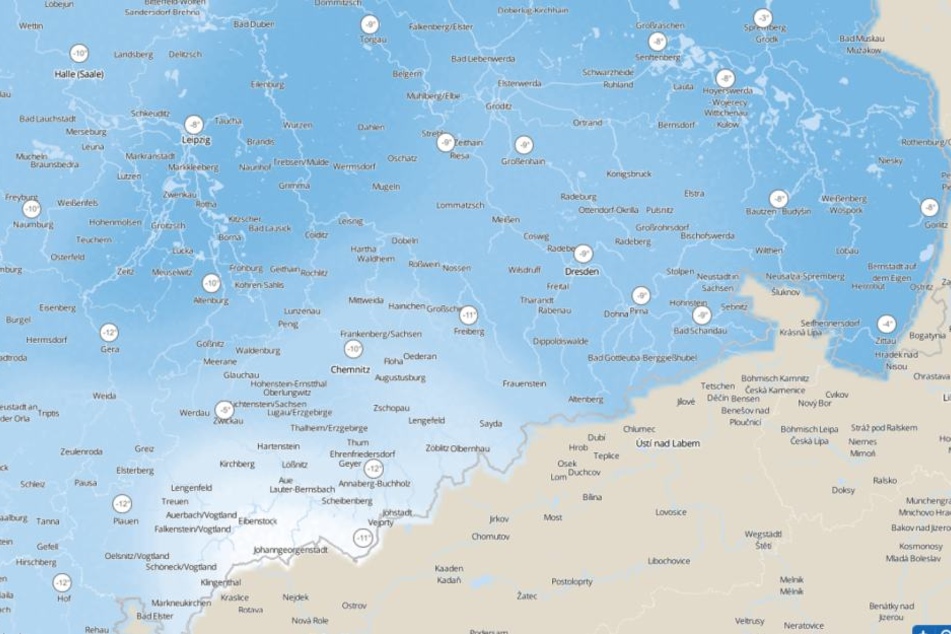 In den kommenden Tagen wird es eisig kalt in Sachsen.