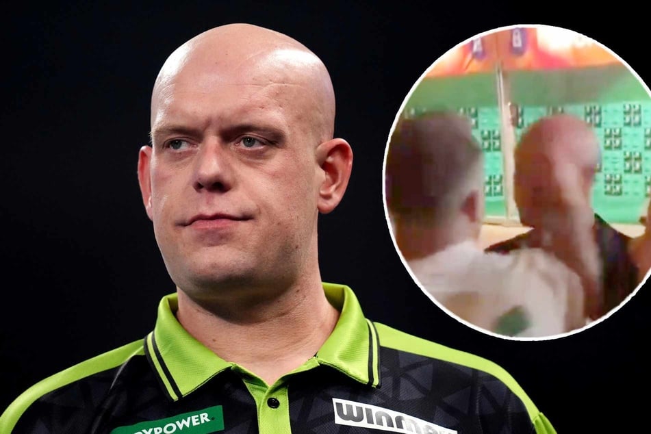 "Aus heiterem Himmel": Mann rammt Darts-Star van Gerwen plötzlich Faust ins Gesicht!