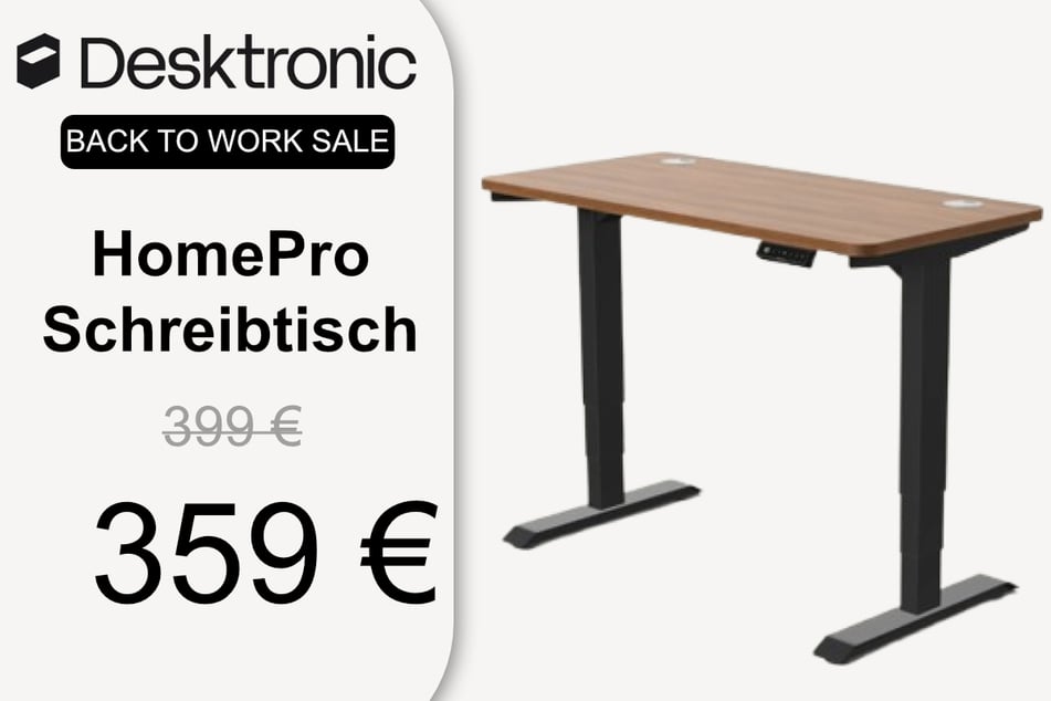 Hochwertige Büromöbel müssen kein Vermögen kosten. Bei Desktronic gibt's gerade starke Rabatte.