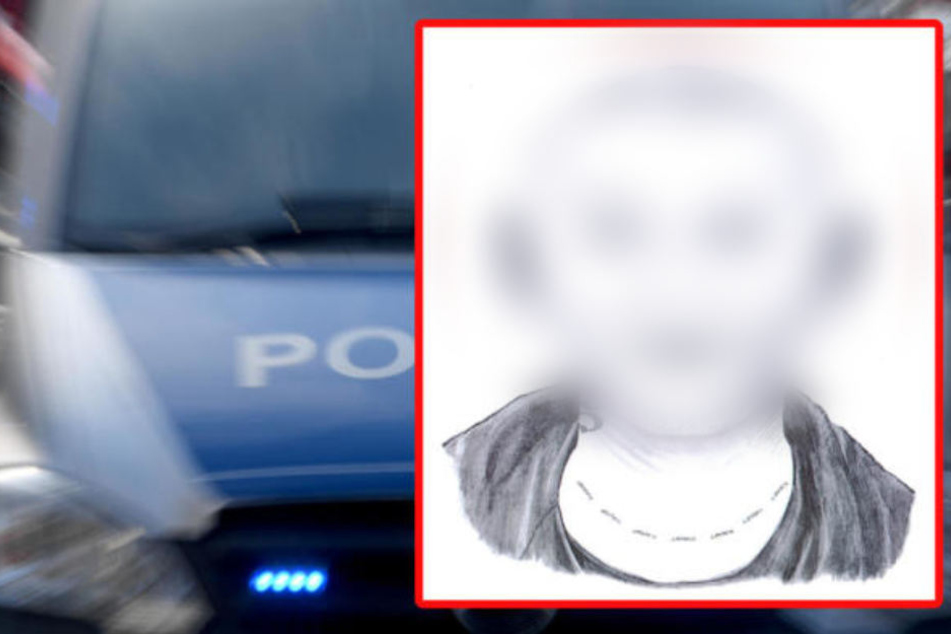 Mit einem Phantombild suchte die Polizei nach dem Mann.