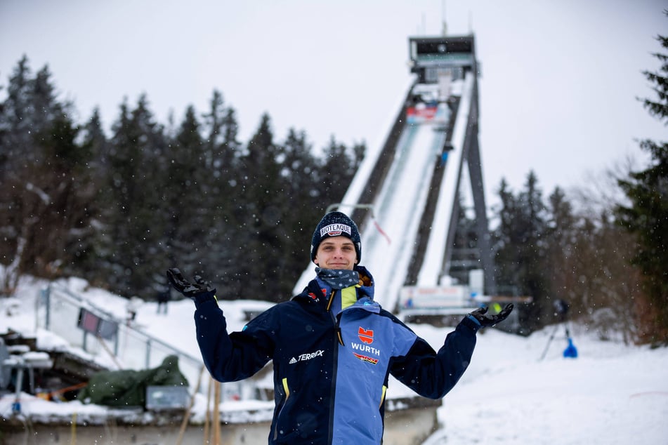 Der Freund von Springerin Selina Freitag (24) hatte sich 2023 den ersten Kreuzbandriss zugezogen.