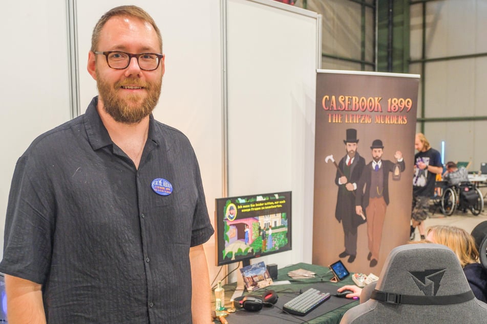 Game-Entwickler und Autor Gregor Müller stellt auf dem Festival sein neues Point-and-Click-Adventure "Casebook 1899" vor.