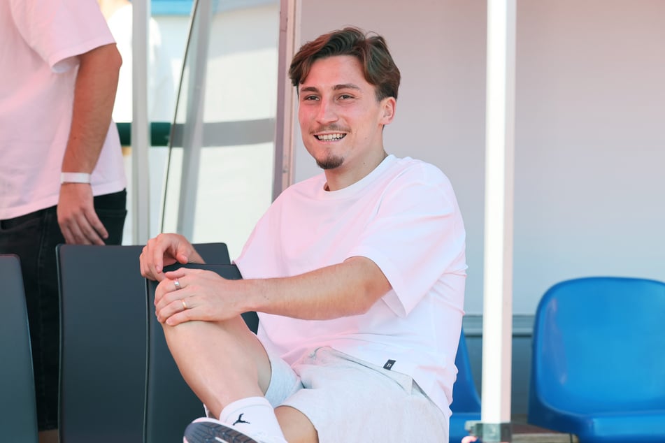 Rocco Reitz (24) machte bei seiner Vorstellung am Montag einen sehr selbstbewussten Eindruck. Noch kann er bei RB Leipzig aber nicht richtig einsteigen.
