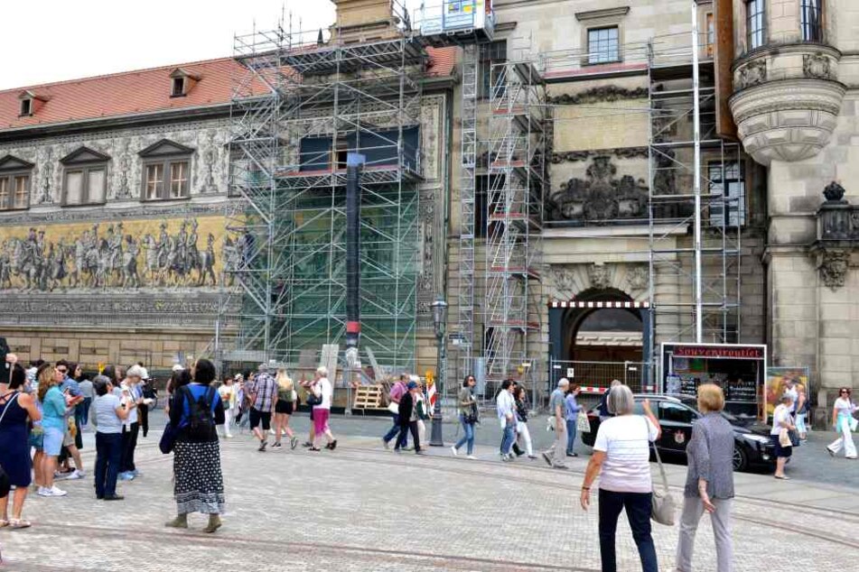 Das wiederaufgebaute Residenzschloss. Bis 2021 könnte es fertig sein.