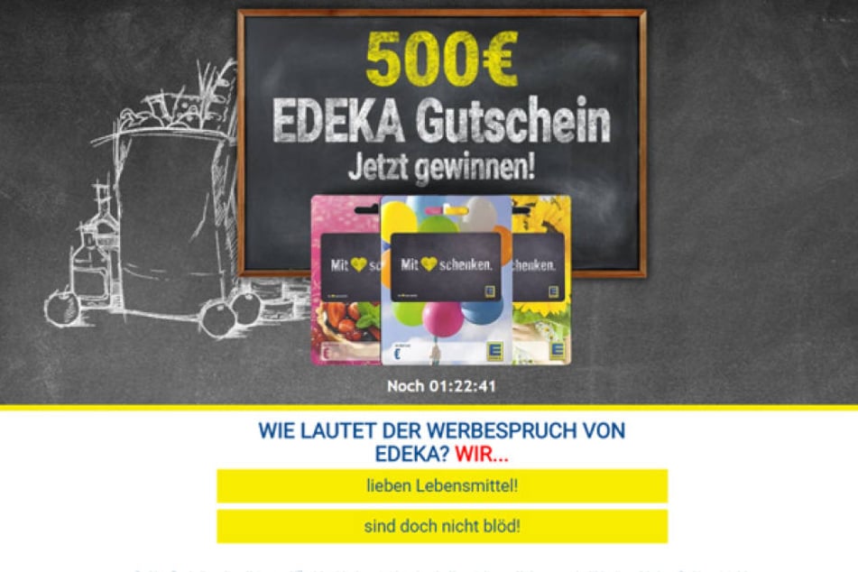 Auf WhatsApp kursiert derzeit der Link zu einem Fake-Gewinnspiel.