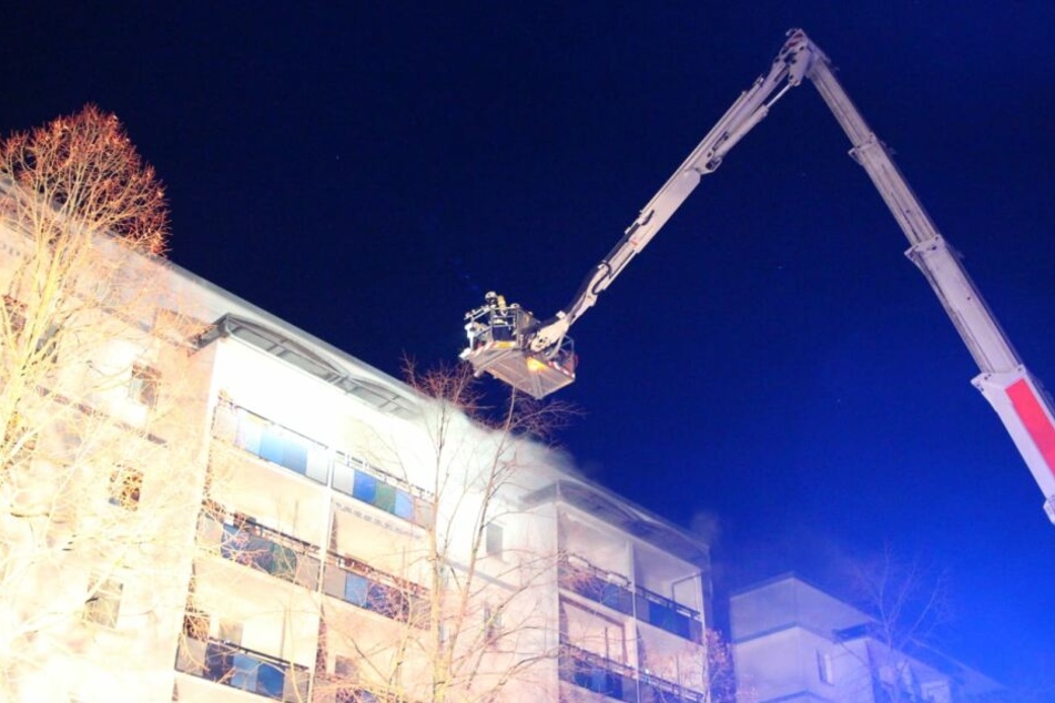 In Leipzig-Grünau ist es am Montagabend zu einem Brand gekommen.