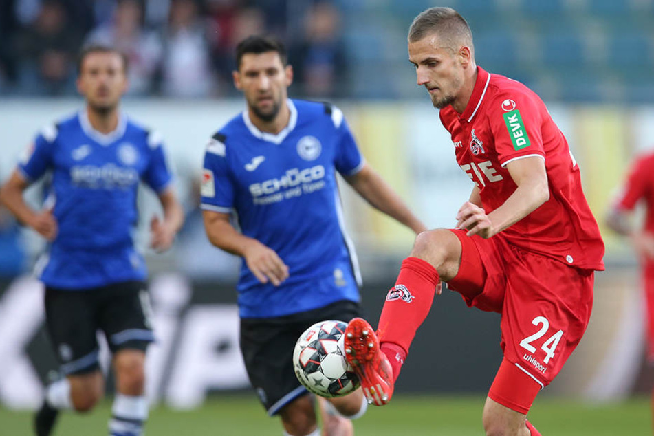 Machte ein starkes Spiel und bereitete Simon Teroddes 100. Zweitliga-Tor vor: Kölns Dominick Drexler (r.).