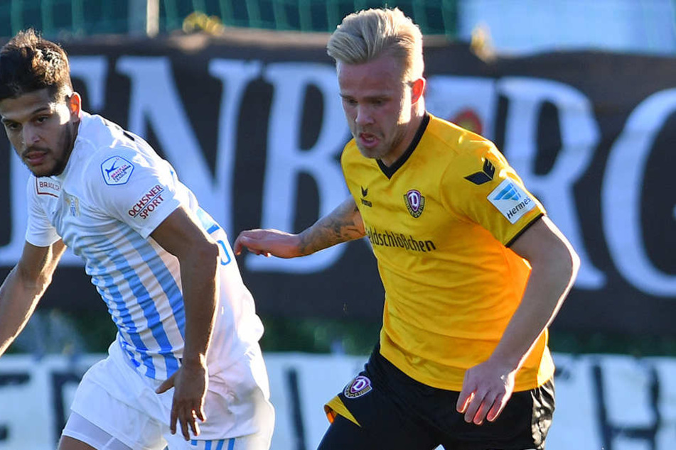 Marcel Hilßner (rechts) kam bei Dynamo nicht über die Rolle des Edel-Reservisten hinaus.