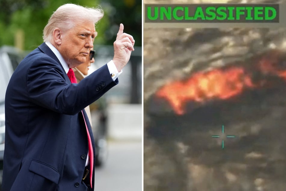 President Donald Trump said US military strikes had taken out as many as three boats in international waters over the past weeks.