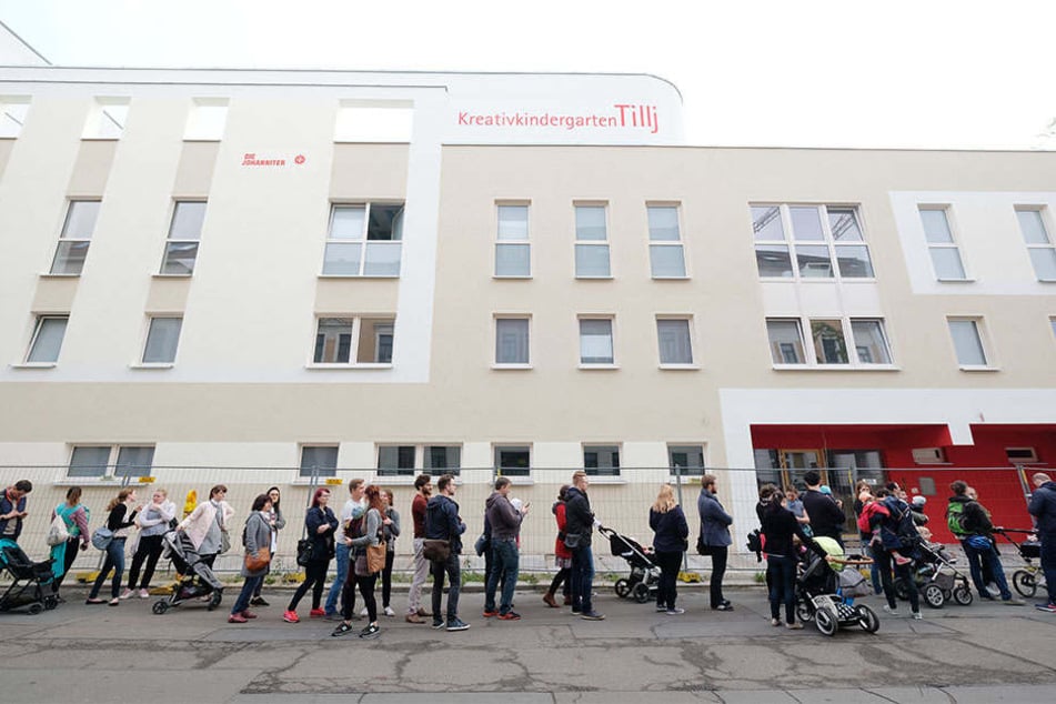 Erst am 13. Mai hatte es einen Massenansturm auf die Kita "Tillij" in der Südvorstadt gegeben: Zu wenig Plätze für zu viele Kinder!