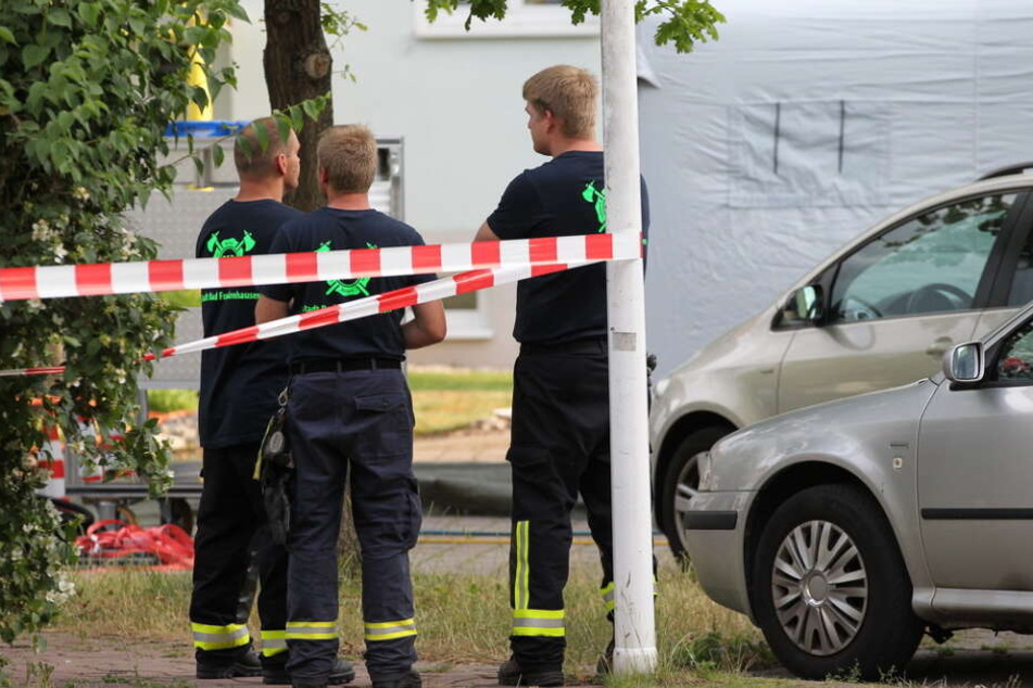 Der Fundort wurde abgesperrt.