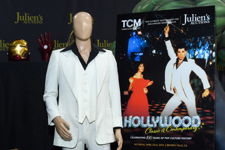 John Travolta's Saturday Night Fever suit auctioned for astonishing sum