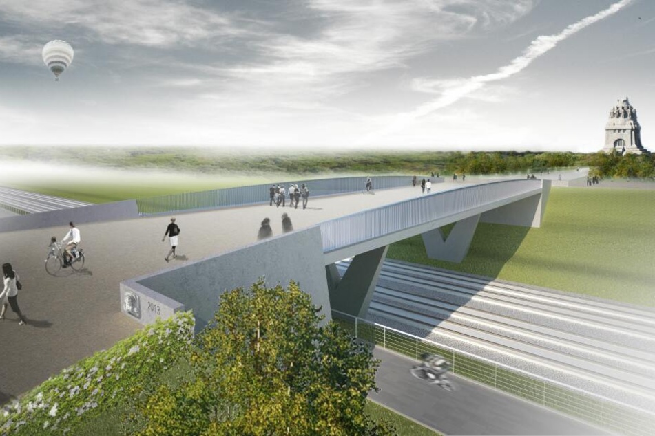 So stellen sich die Architekten die neue Brücke zum Völki vor.