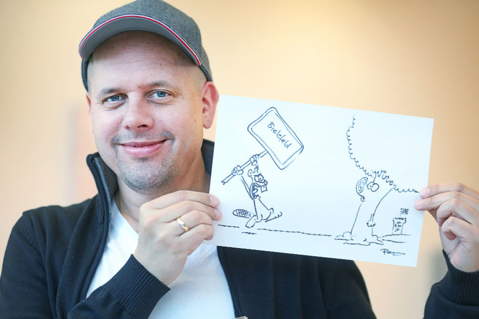 Innerhalb kürzester Zeit schossen die Gebote für den Cartoon in die Höhe.
