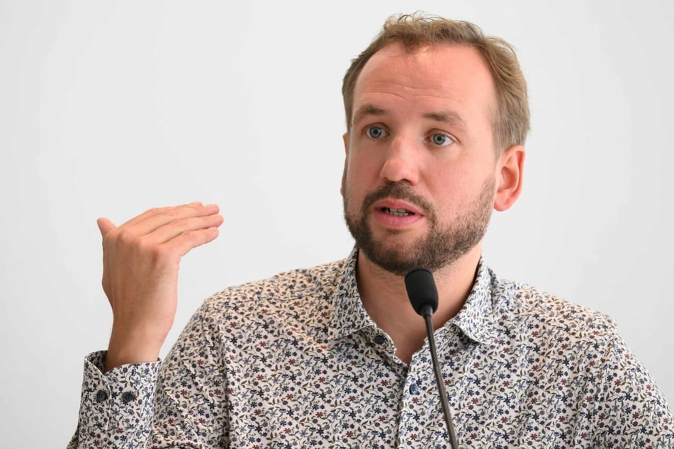 Burkhard Naumann (38) ist GEW-Chef in Sachsen.