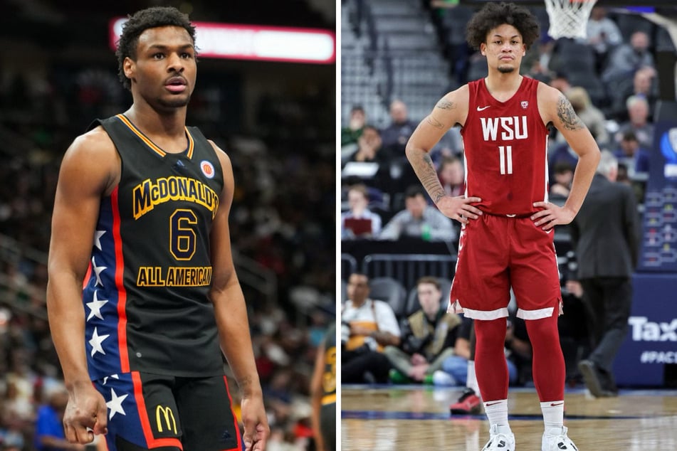 USC basketball just gained another all-star commit with Dennis Rodman Jr. (r.) joining the team nearly one week after landing Bronny James.