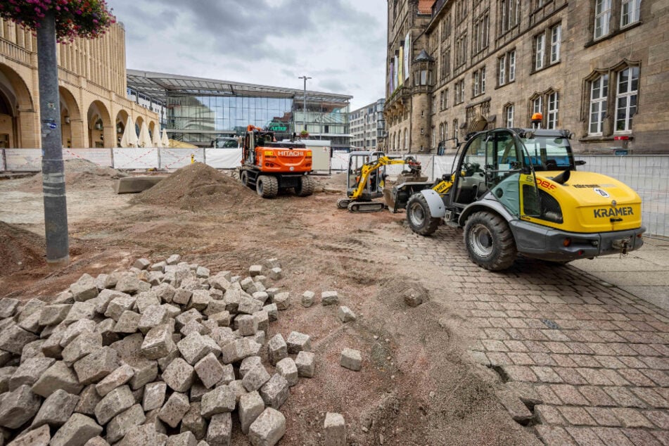 Nach den Arbeiten sollen der Markt sowie der Neumarkt komplett barrierefrei sein.