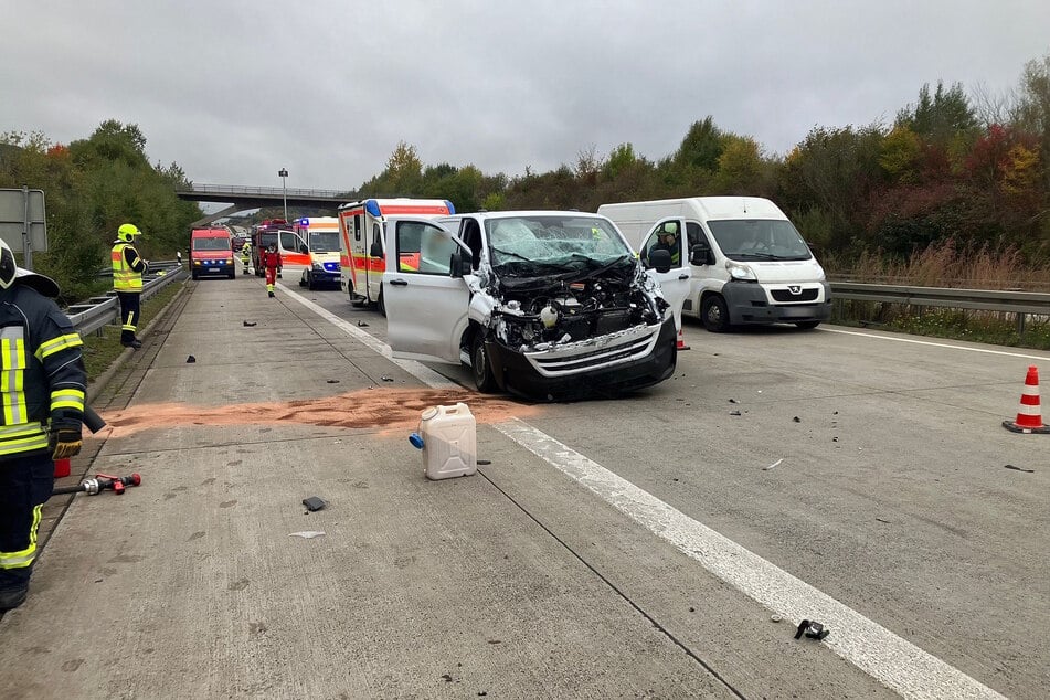 Auf der A38 hatte es am Dienstag gekracht.