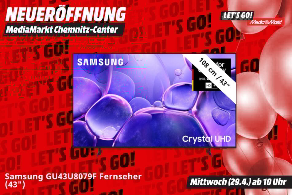 43-Zoll Samsung-Fernseher GU43U8079F.