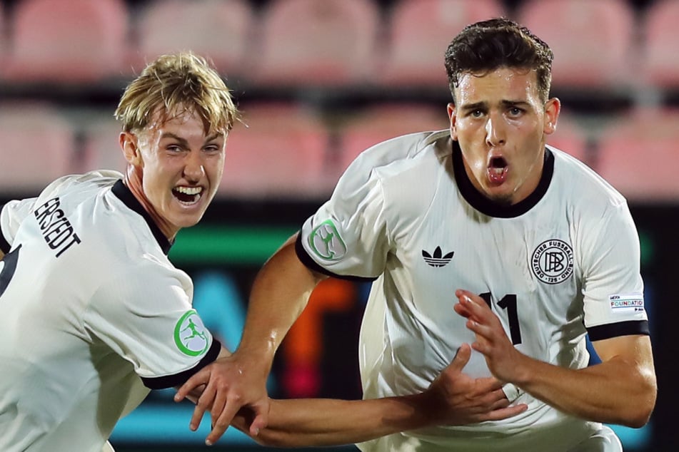 Said El Mala (r.) sorgte bei der abgelaufenen Europameisterschaft der U19 für ordentlich Furore.