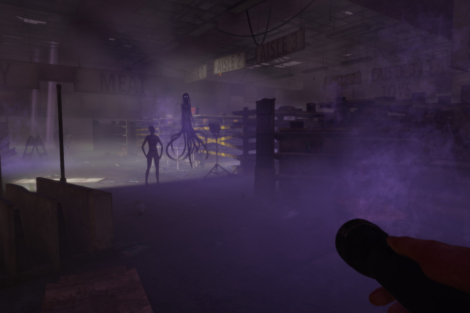 Ausgestattet mit Objekten wie Taschenlampen und Waffen erforscht der Spieler verschiedene Welten und Erinnerungsfragmente.