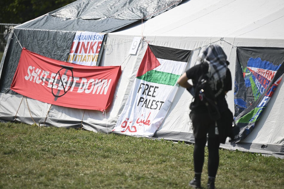 Die Botschaften der Protestler sind eindeutig ...