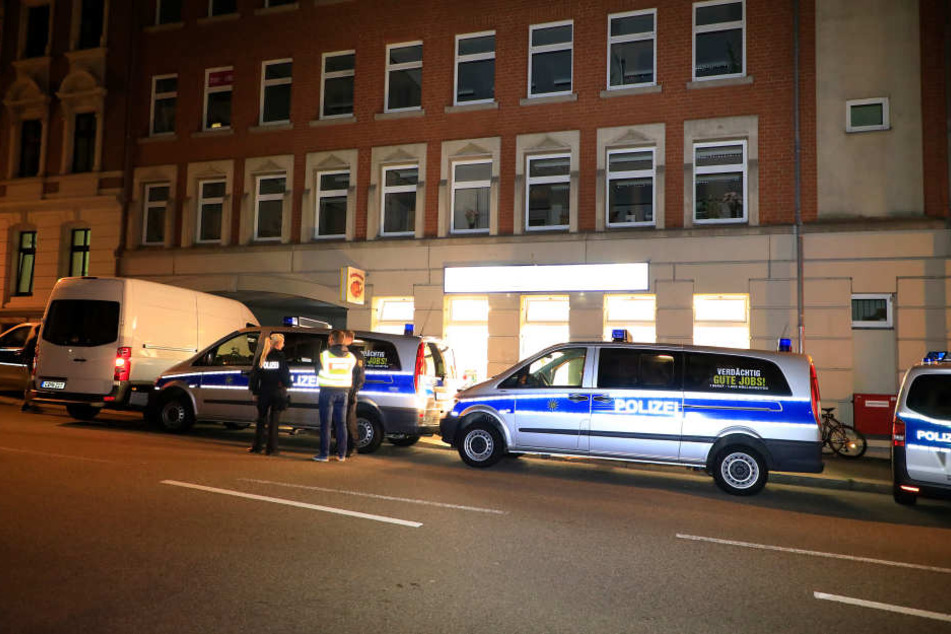 Auch in der Fürstenstraße führte die Polizei Kontrollen durch.