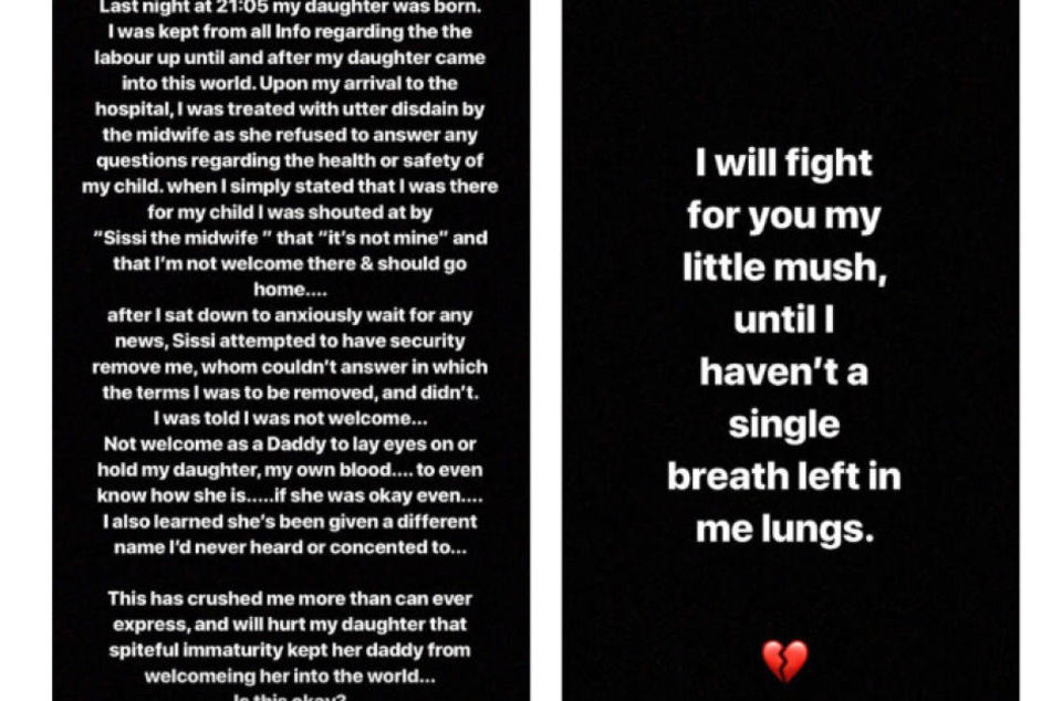In seiner Instagram-Story gibt sich Leebo Freeman enttäuscht und kämpferisch.