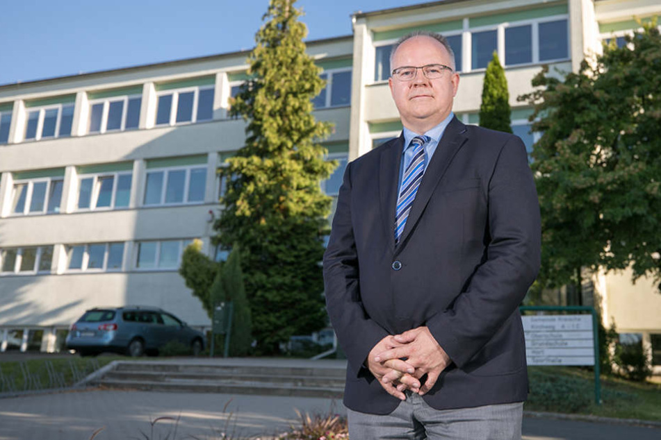 Er verteidigt sich: Frank Schöning (FBK), Bürgermeister von Kreischa.
