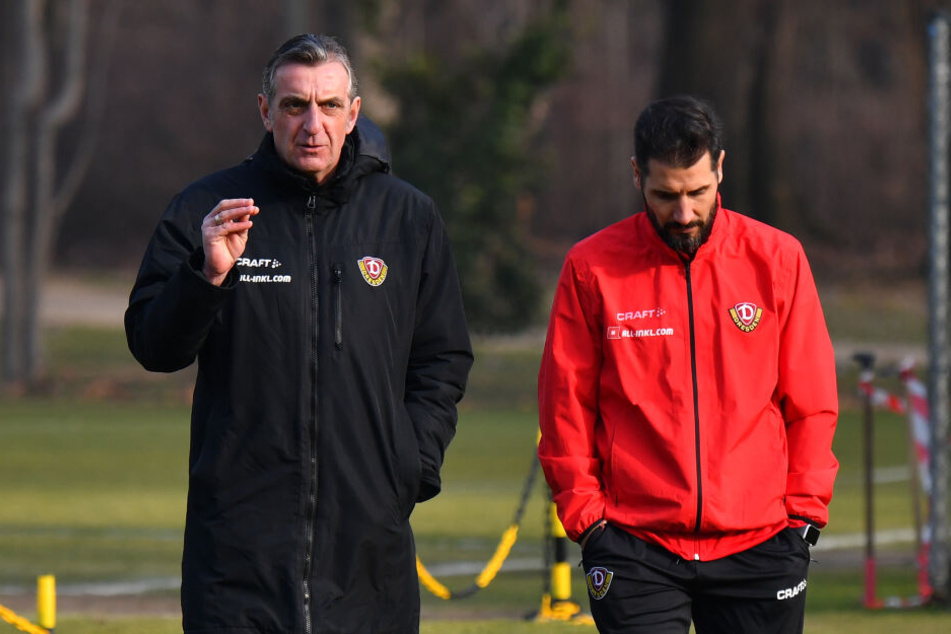 Ralf Minge (li.) und Cristian Fiel (re.) äußerten sich am Donnerstag zu Schubert.
