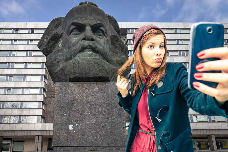 Seflies von Influencern vorm Marx-Monument sind bisher noch Mangelware. (Bildmontage)