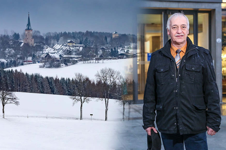 Saydas
Bürgermeister
Volker
Krönert
ist guter
Dinge, dass
bei ihm im
Erzgebirge
endlich
auch bald
der Breitbandausbau
beginnen
kann