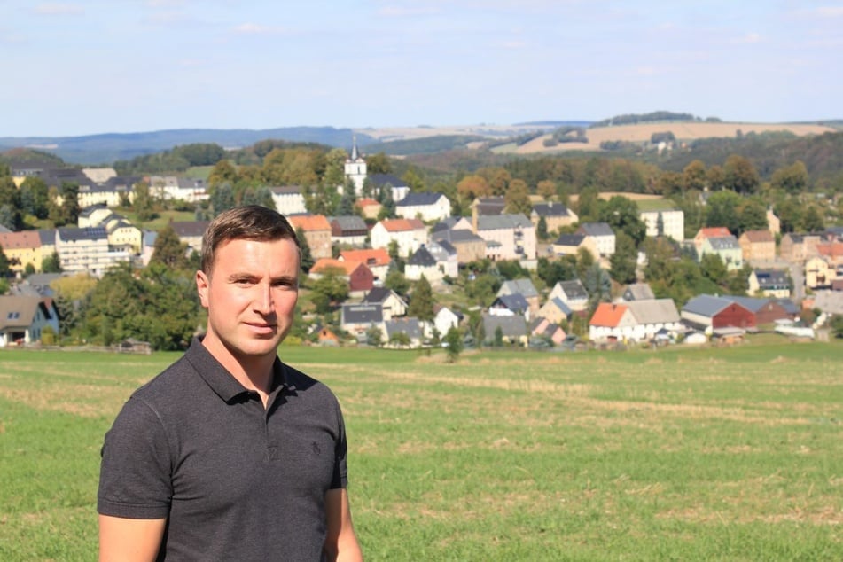 Grünhainichens Bürgermeister Robert Arnold (38, parteilos).
