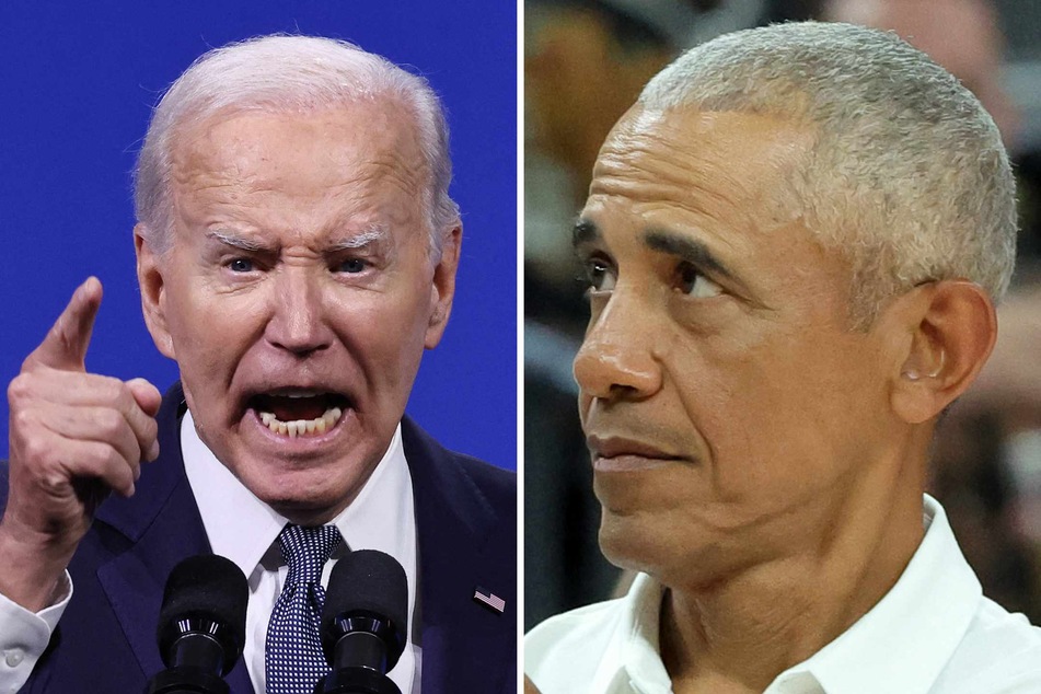 Former president Barack Obama (r.) has told allies that Joe Biden (l.) needs to reconsider his reelection bid, the Washington Post reported on Thursday.