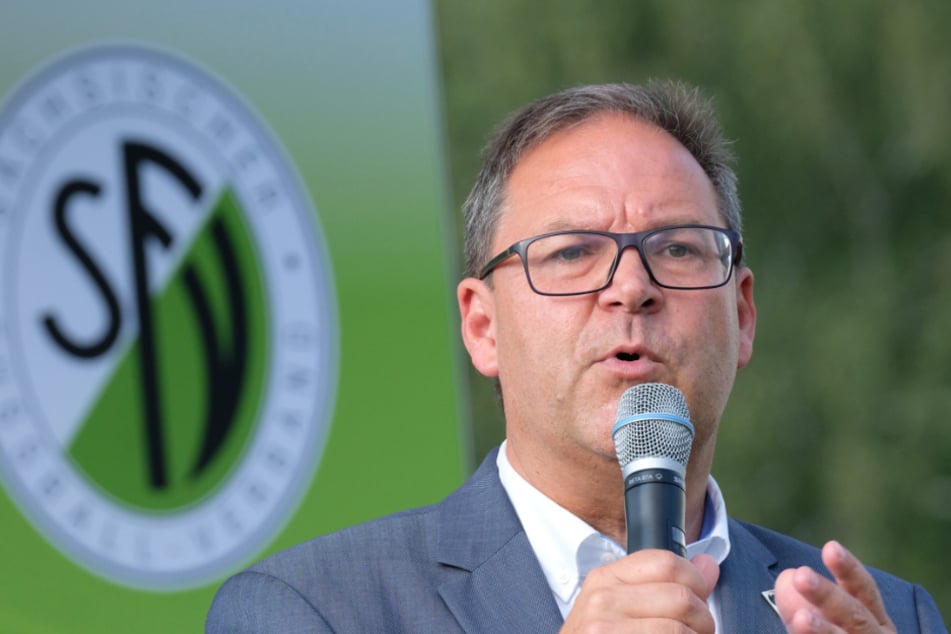 Hermann Winkler, Präsident des Sächsischen Fußballverbandes (SFV).